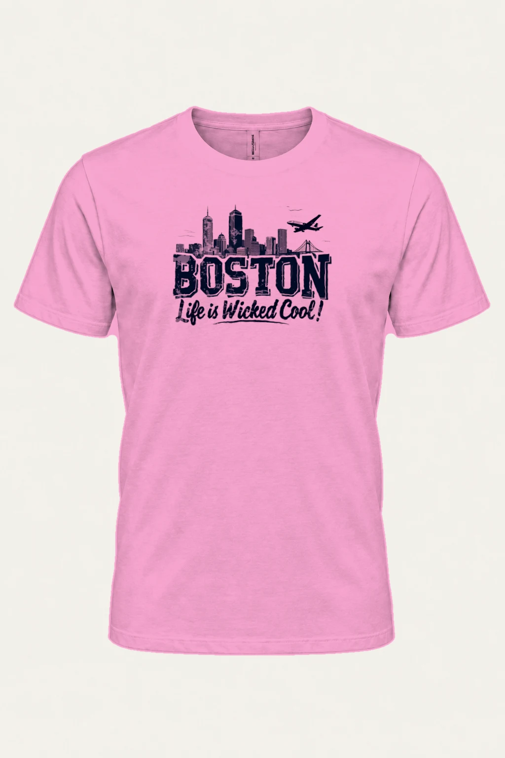 "Boston Wicked Cool" Heavyweight Unisex Crewneck T-shirt | Gildan 5000