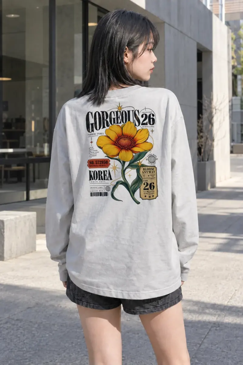 "Botanical Archive Flower" Unisex Longsleeve T-shirt | Gildan 2400