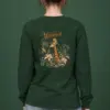 "Botanical Giraffe" Unisex Longsleeve T-shirt