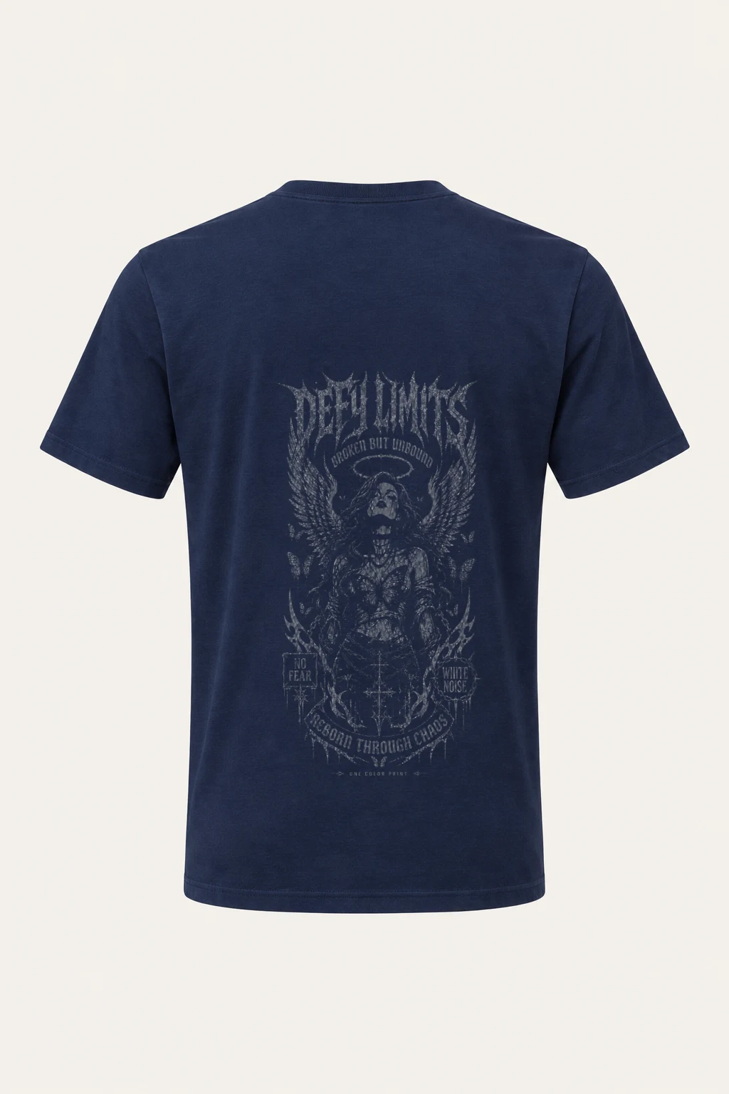 "Botanical Heraldic Crest" Heavyweight Unisex Crewneck T-shirt | Gildan 5000