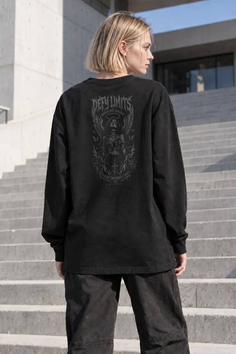 "Botanical Heraldic Crest" Unisex Longsleeve T-shirt | Gildan 2400