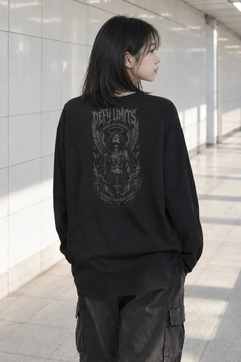 “Botanical Heraldic Crest” Unisex Longsleeve T-shirt | Gildan 2400