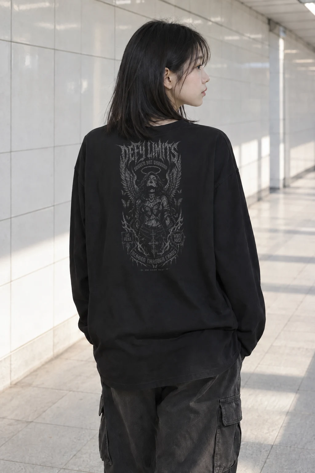 "Botanical Heraldic Crest" Unisex Longsleeve T-shirt | Gildan 2400