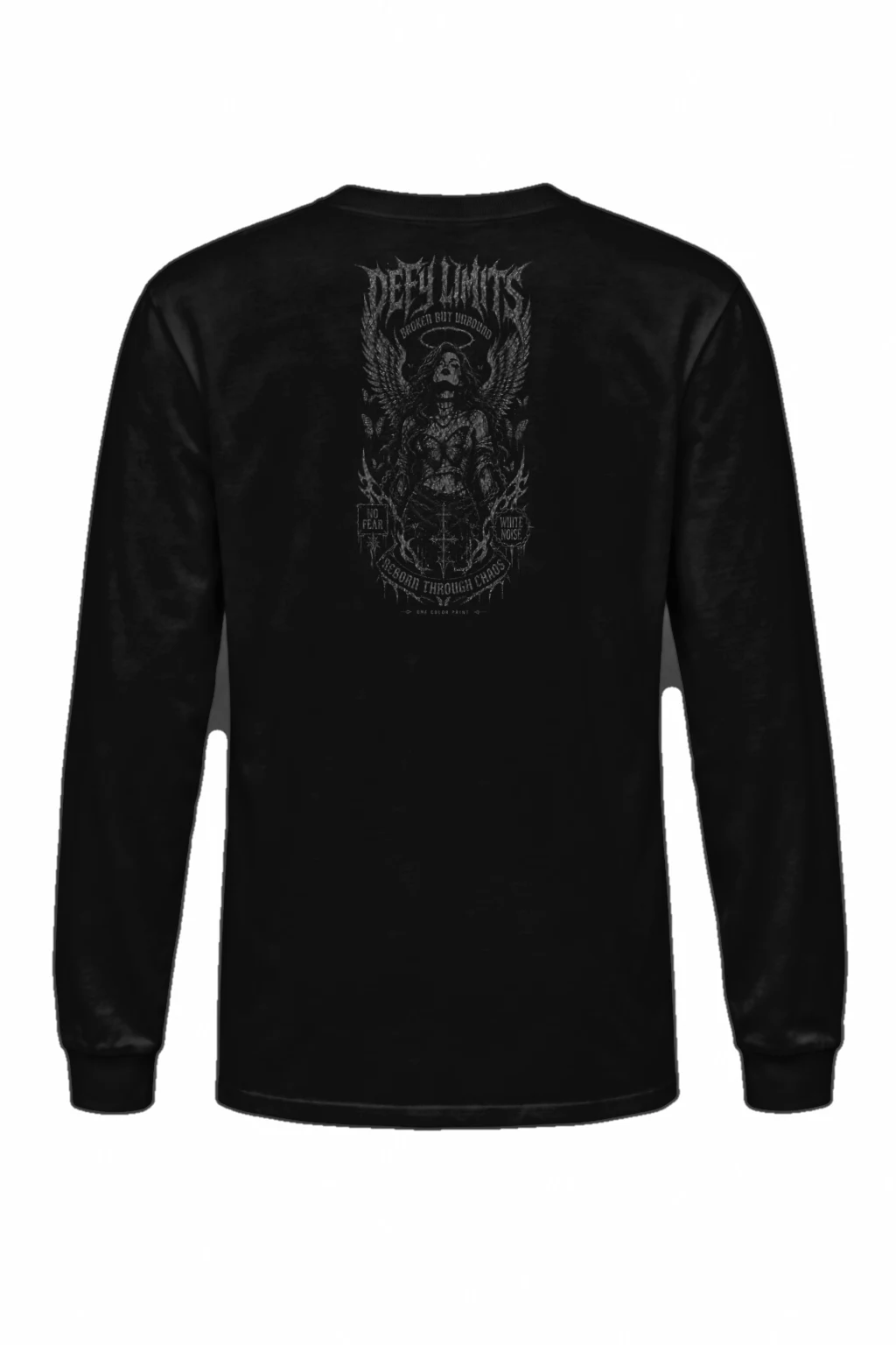 "Botanical Heraldic Crest" Unisex Longsleeve T-shirt | Gildan 2400