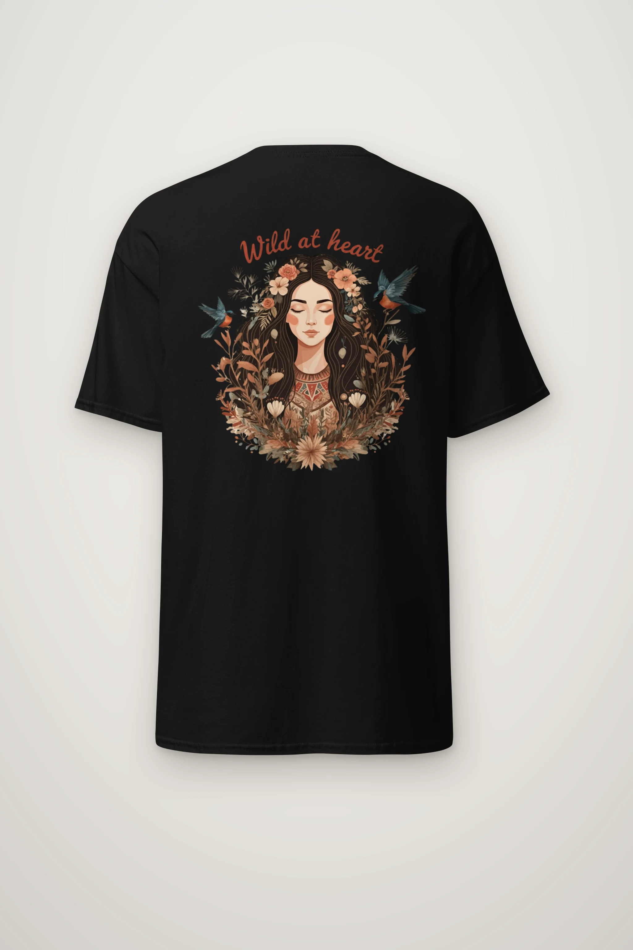 "Botanical Muse" Heavyweight Unisex Crewneck T-shirt
