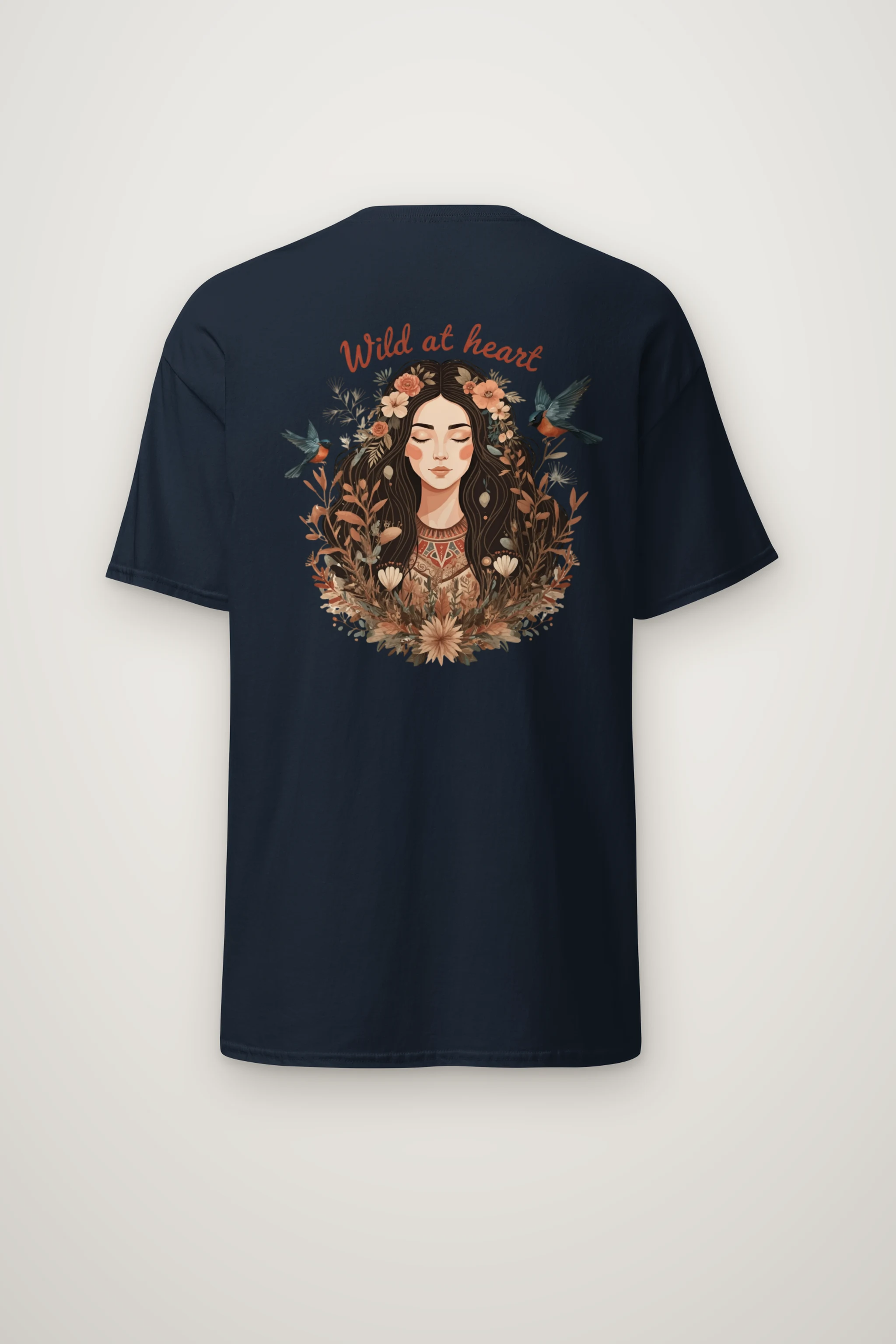 "Botanical Muse" Heavyweight Unisex Crewneck T-shirt