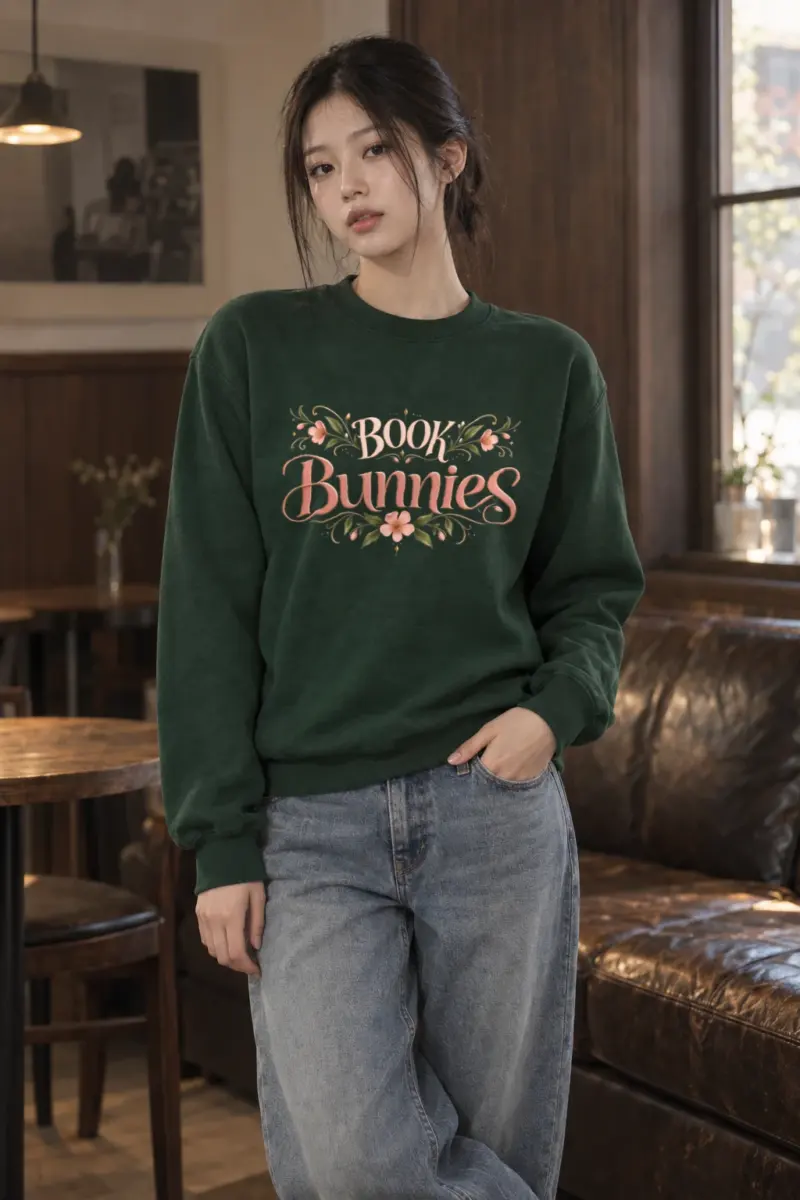 "Botanical Reading Club" Heavy Blend Unisex Crewneck Sweatshirt