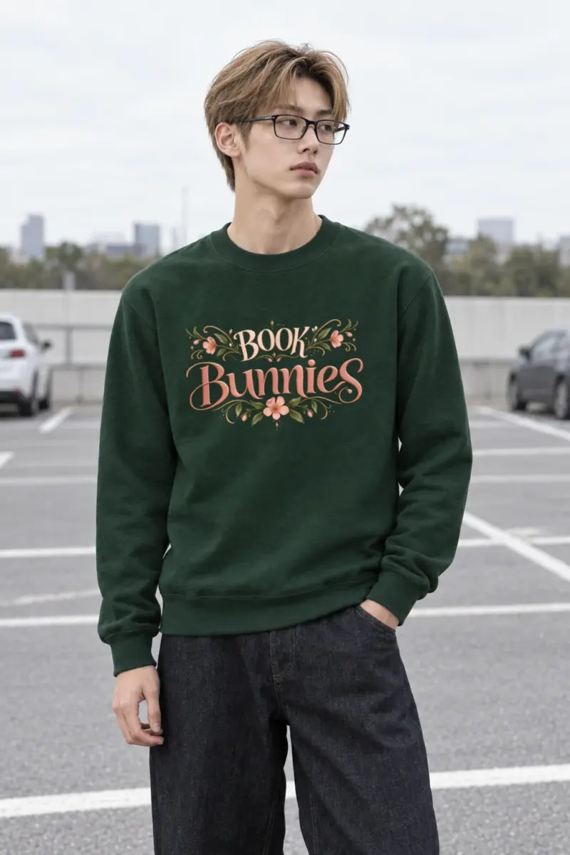 "Botanical Reading Club" Heavy Blend Unisex Crewneck Sweatshirt