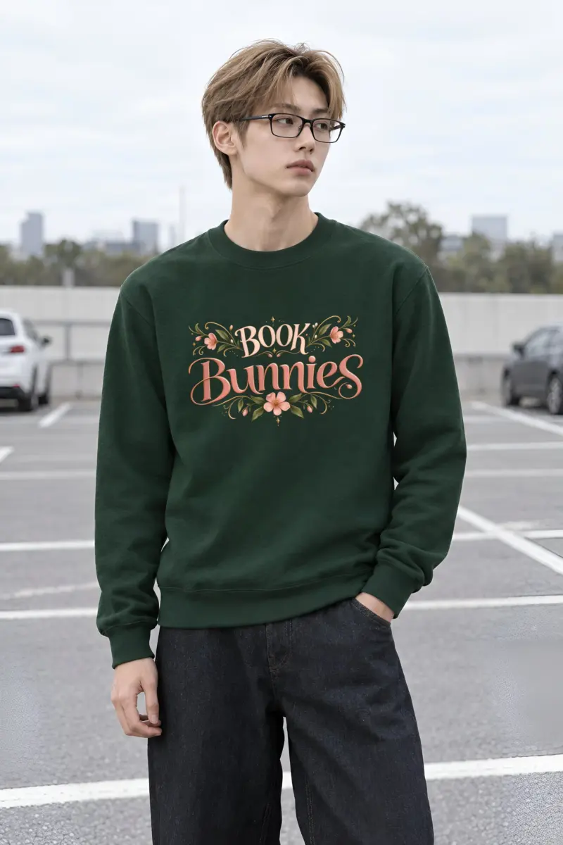 "Botanical Reading Club" Heavy Blend Unisex Crewneck Sweatshirt