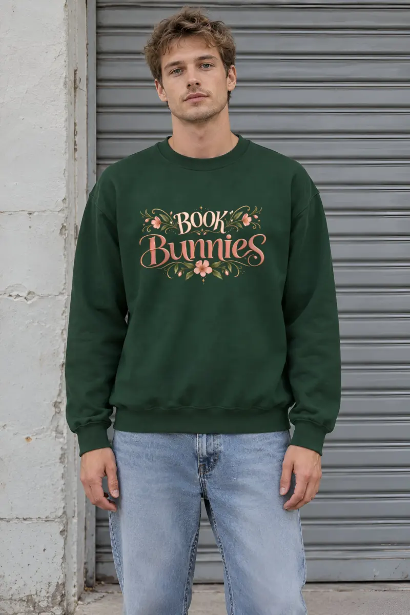 "Botanical Reading Club" Heavy Blend Unisex Crewneck Sweatshirt