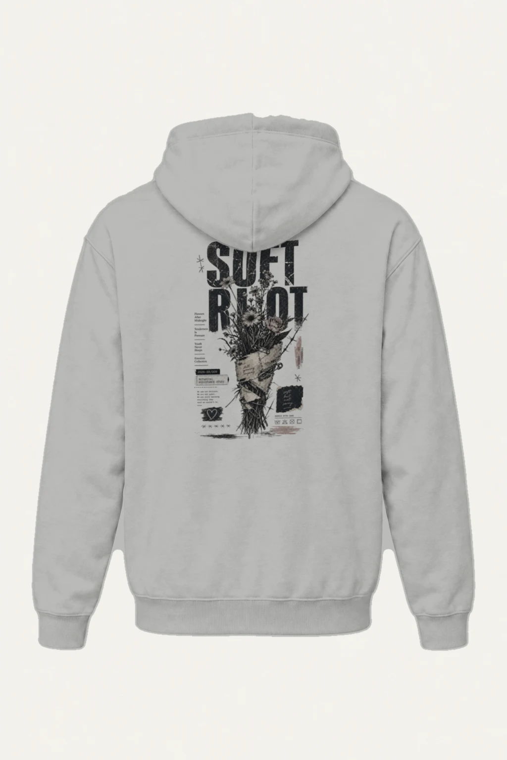 "Botanical Resistance Study" Heavy Blend Unisex Pullover Hoodie | Gildan 18500