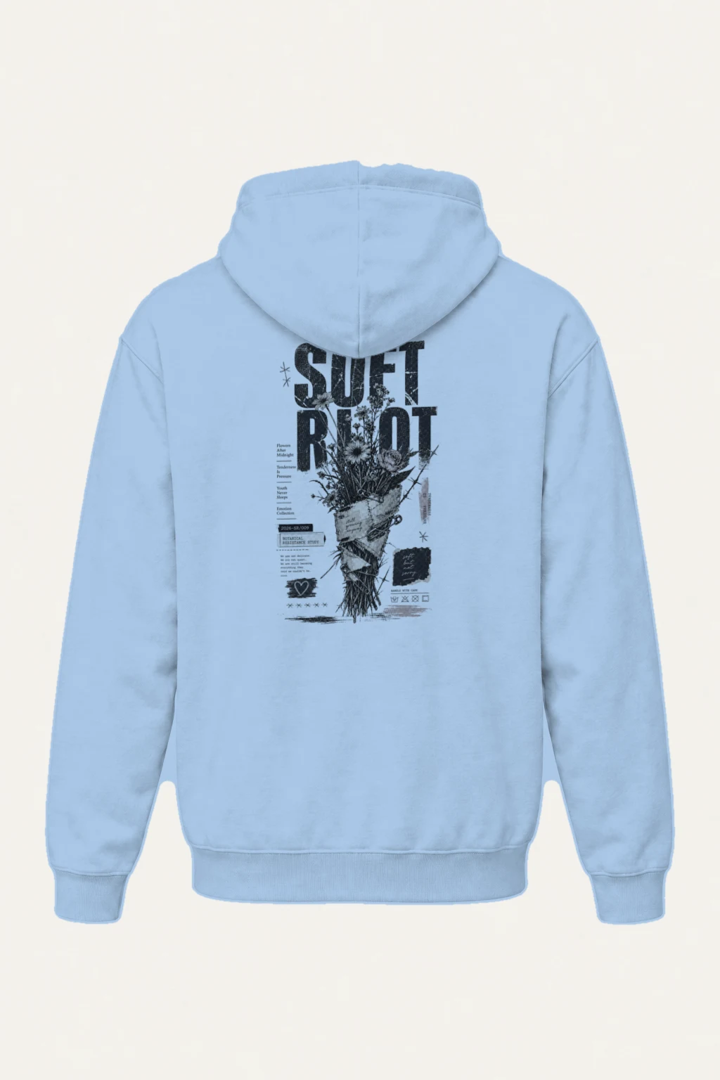 "Botanical Resistance Study" Heavy Blend Unisex Pullover Hoodie | Gildan 18500
