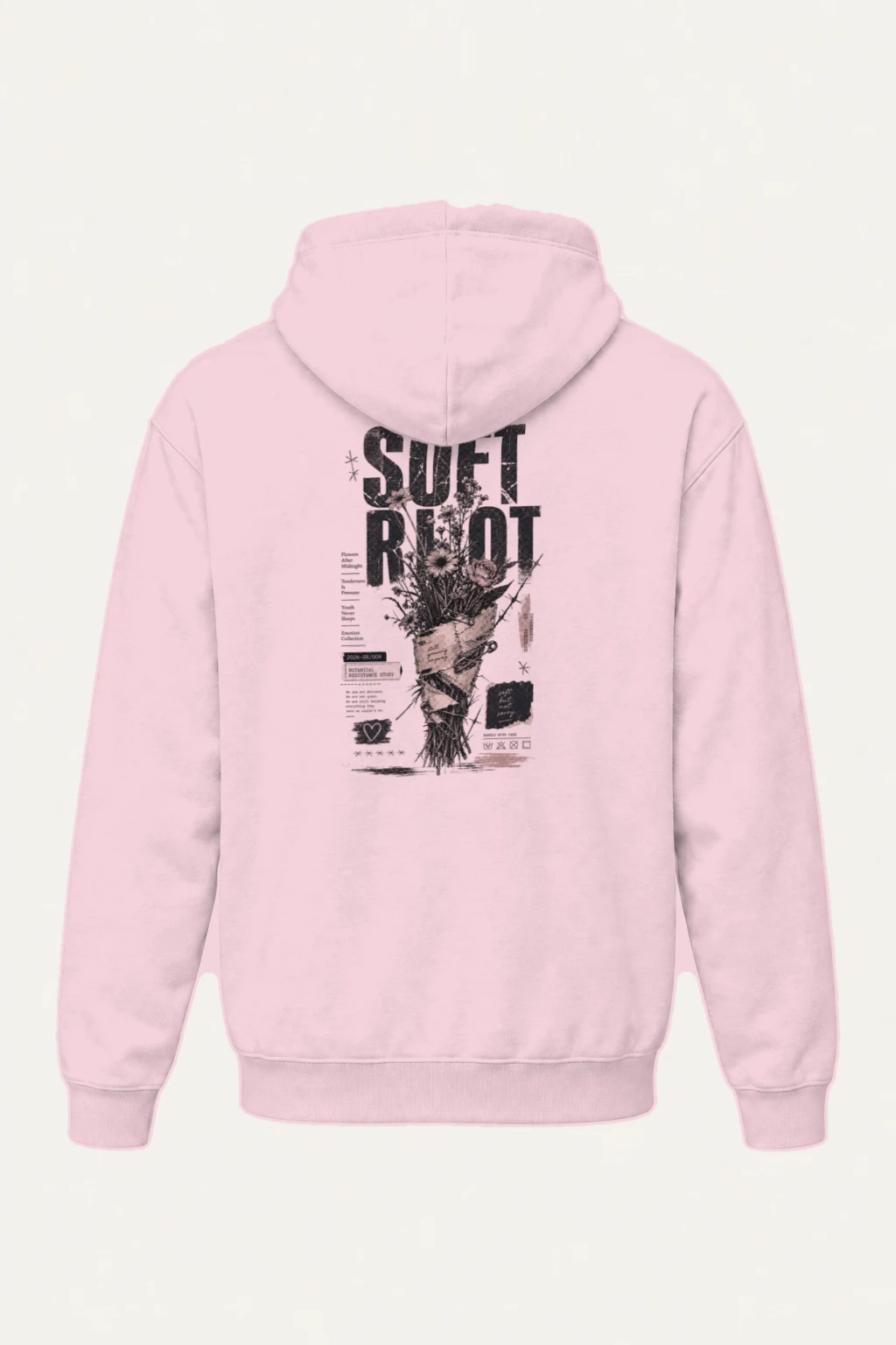 "Botanical Resistance Study" Heavy Blend Unisex Pullover Hoodie | Gildan 18500