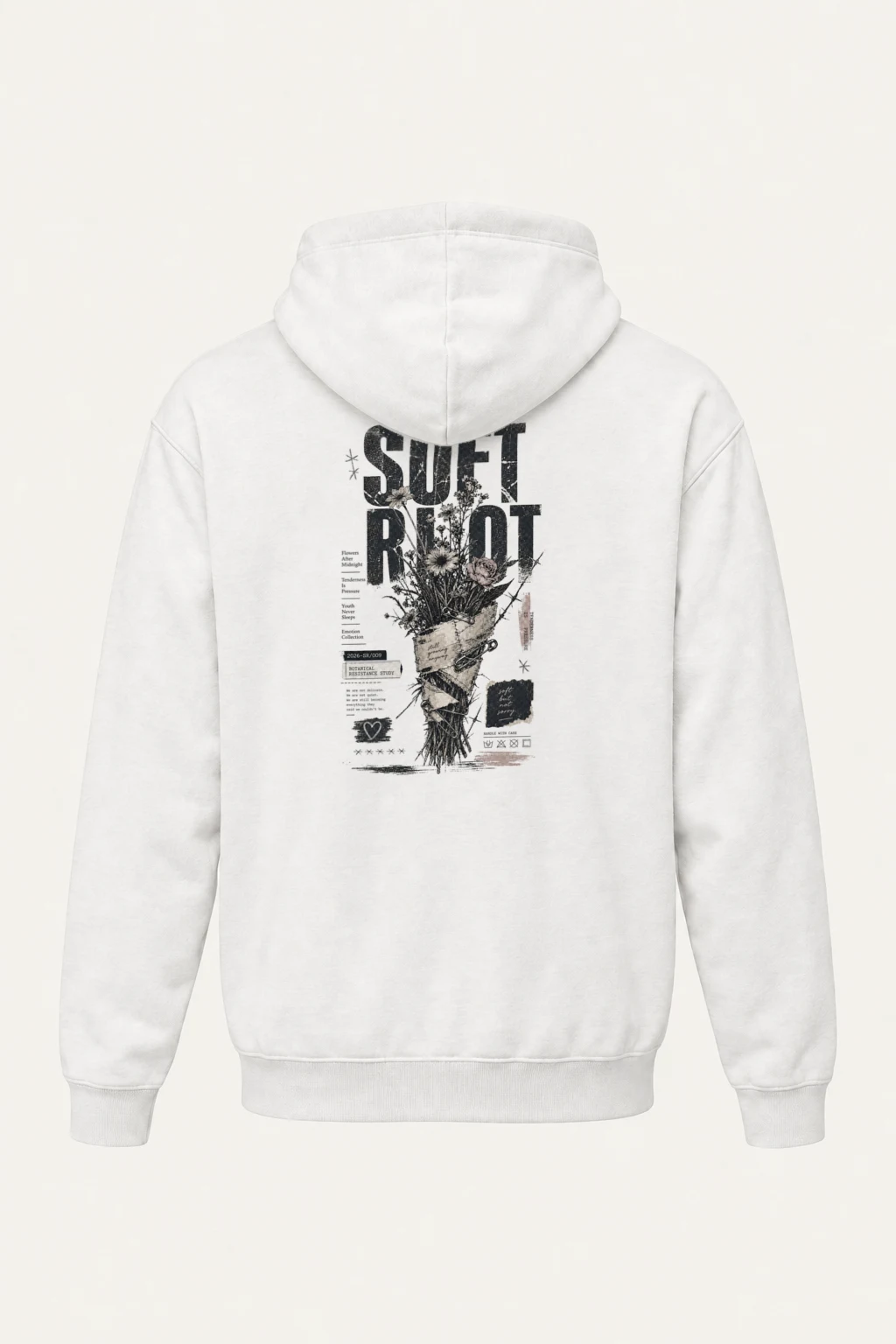 "Botanical Resistance Study" Heavy Blend Unisex Pullover Hoodie | Gildan 18500