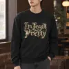 "Botanical Rose Lettering" Heavy Blend Unisex Crewneck Sweatshirt