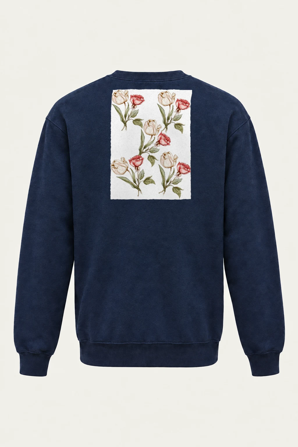 "Botanical Stem Repeat" Heavy Blend Unisex Crewneck Sweatshirt | Gildan 18000
