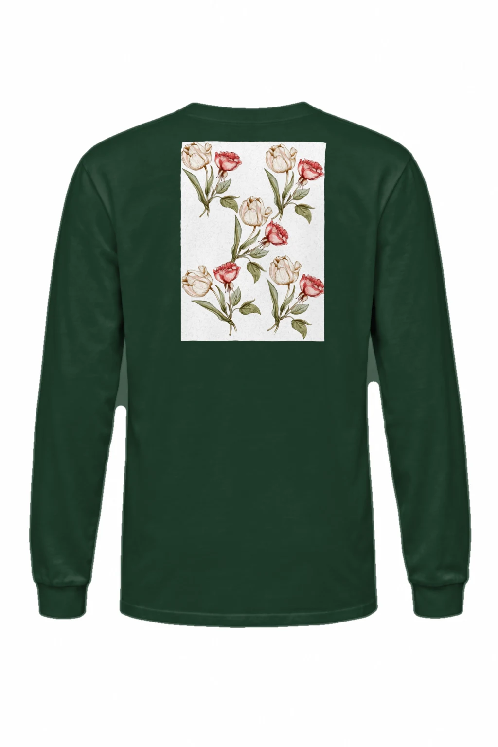 "Botanical Stem Repeat" Unisex Longsleeve T-shirt | Gildan 2400