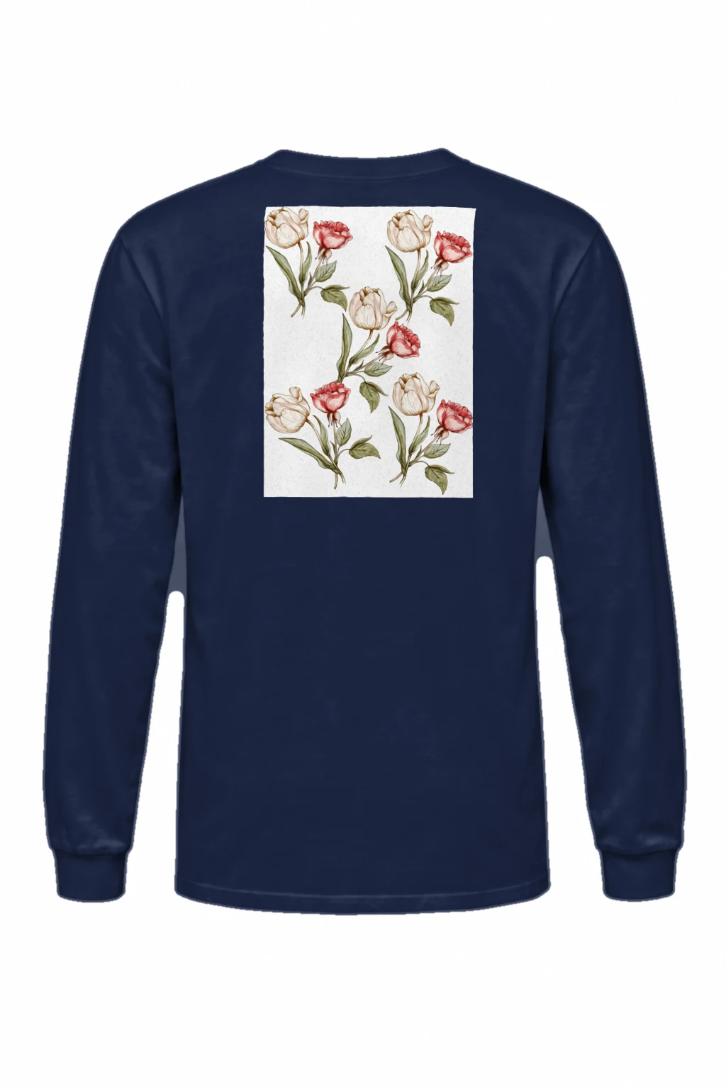 "Botanical Stem Repeat" Unisex Longsleeve T-shirt | Gildan 2400