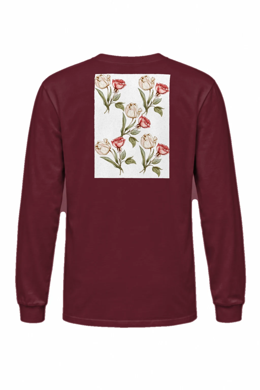 "Botanical Stem Repeat" Unisex Longsleeve T-shirt | Gildan 2400