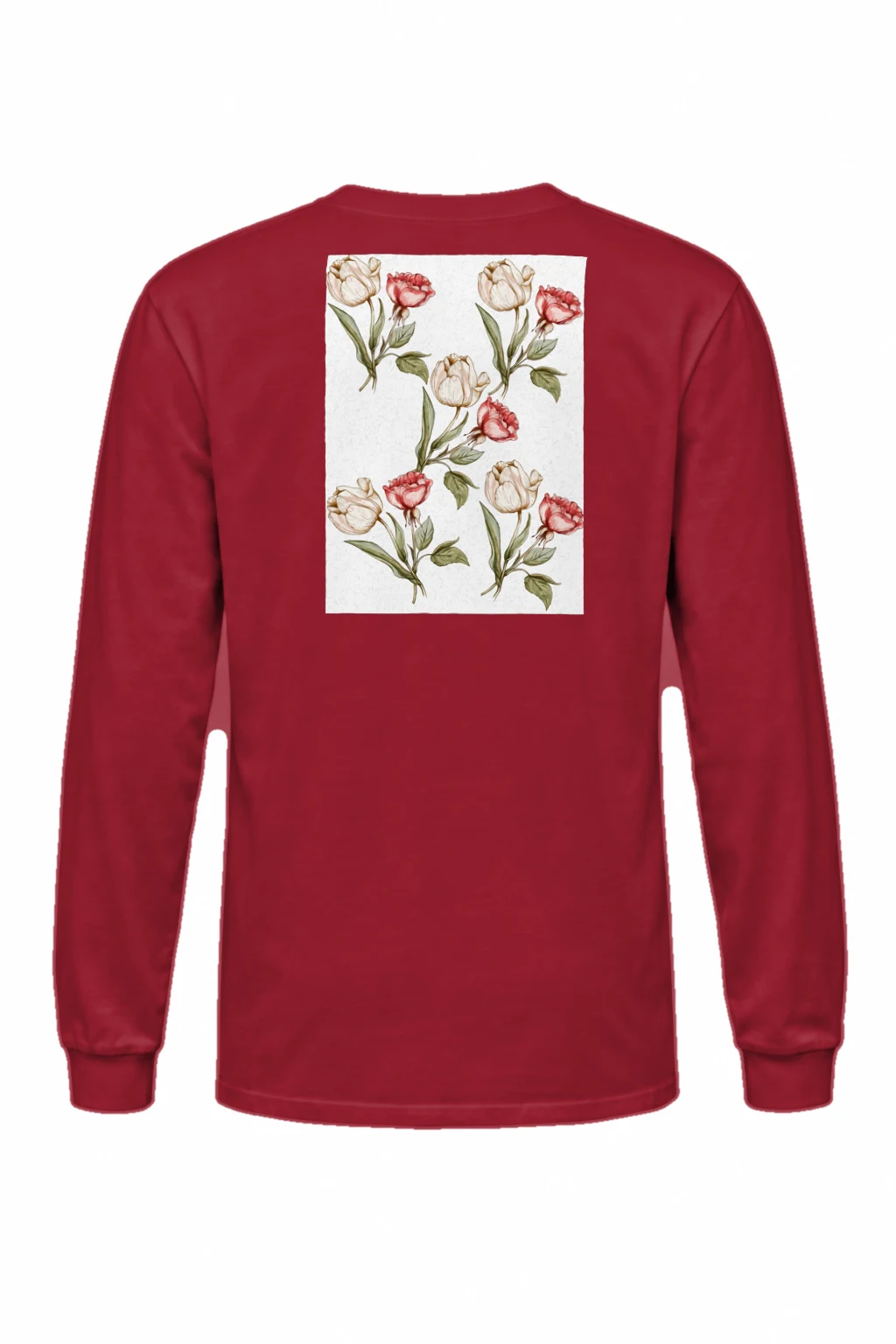 "Botanical Stem Repeat" Unisex Longsleeve T-shirt | Gildan 2400