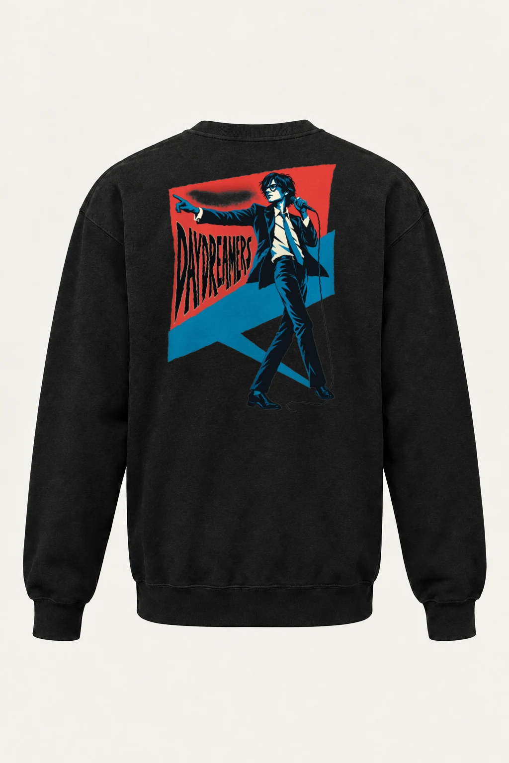 "Bowie Pop Art" Heavy Blend Unisex Crewneck Sweatshirt | Gildan 18000
