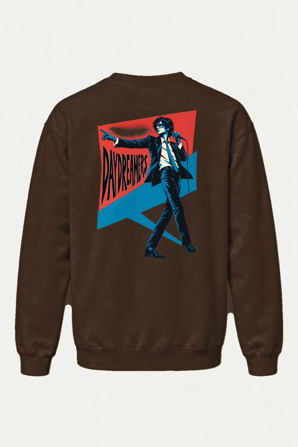 "Bowie Pop Art" Heavy Blend Unisex Crewneck Sweatshirt | Gildan 18000