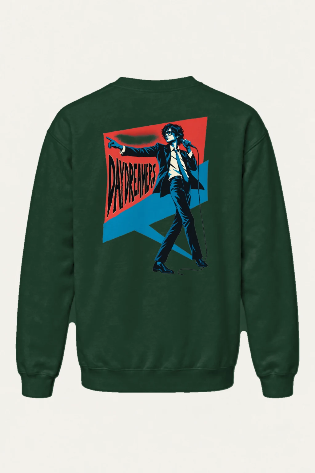 "Bowie Pop Art" Heavy Blend Unisex Crewneck Sweatshirt | Gildan 18000