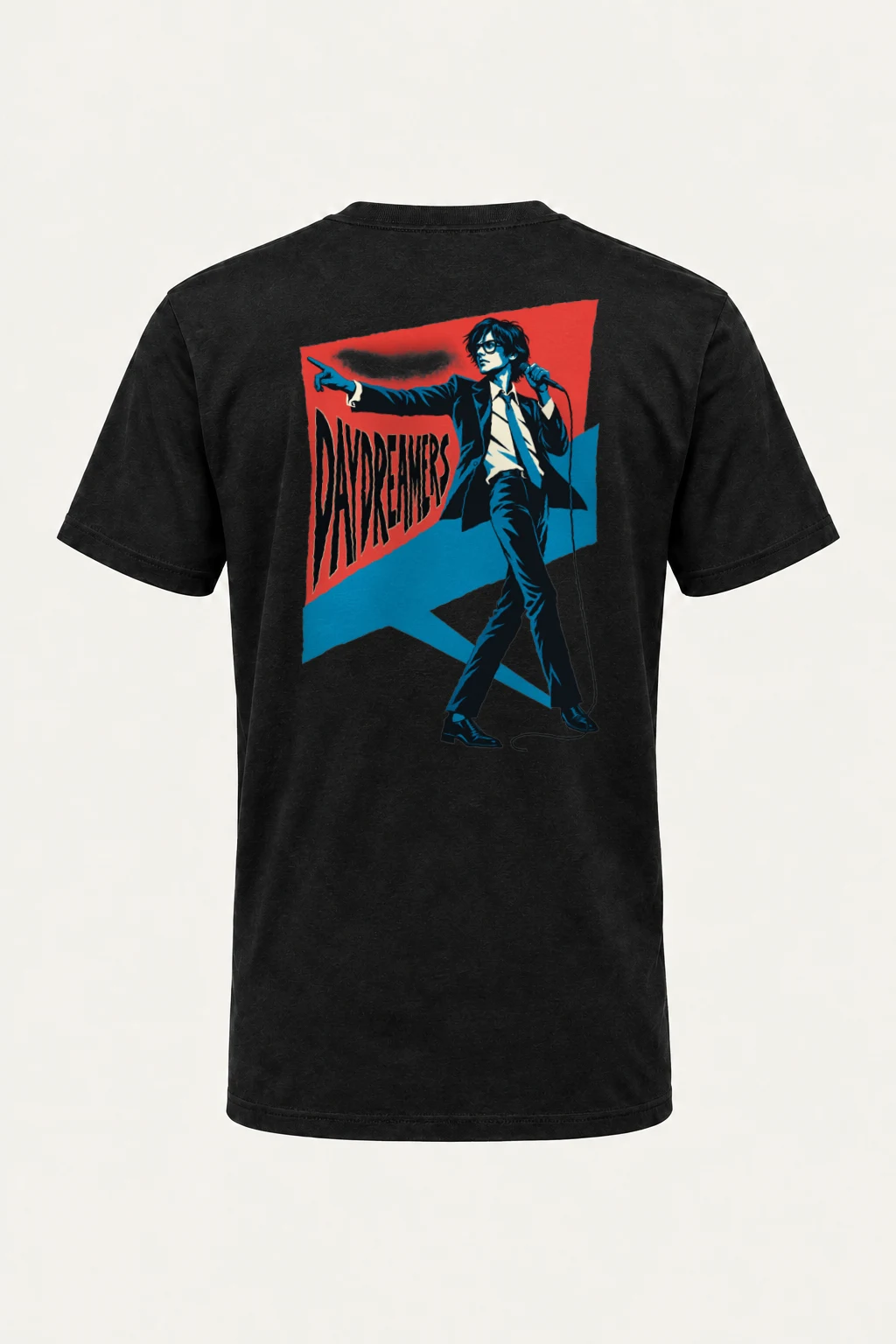 "Bowie Pop Portrait" Heavyweight Unisex Crewneck T-shirt | Gildan 5000