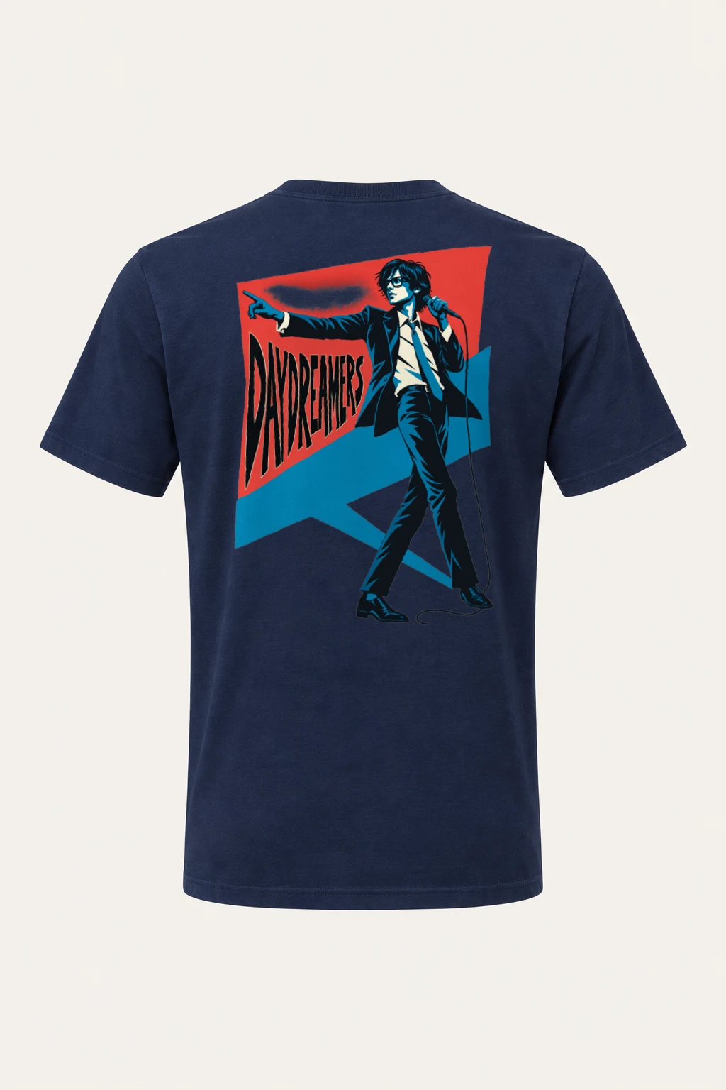 "Bowie Pop Portrait" Heavyweight Unisex Crewneck T-shirt | Gildan 5000