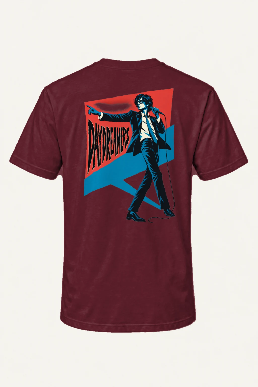 "Bowie Pop Portrait" Heavyweight Unisex Crewneck T-shirt | Gildan 5000