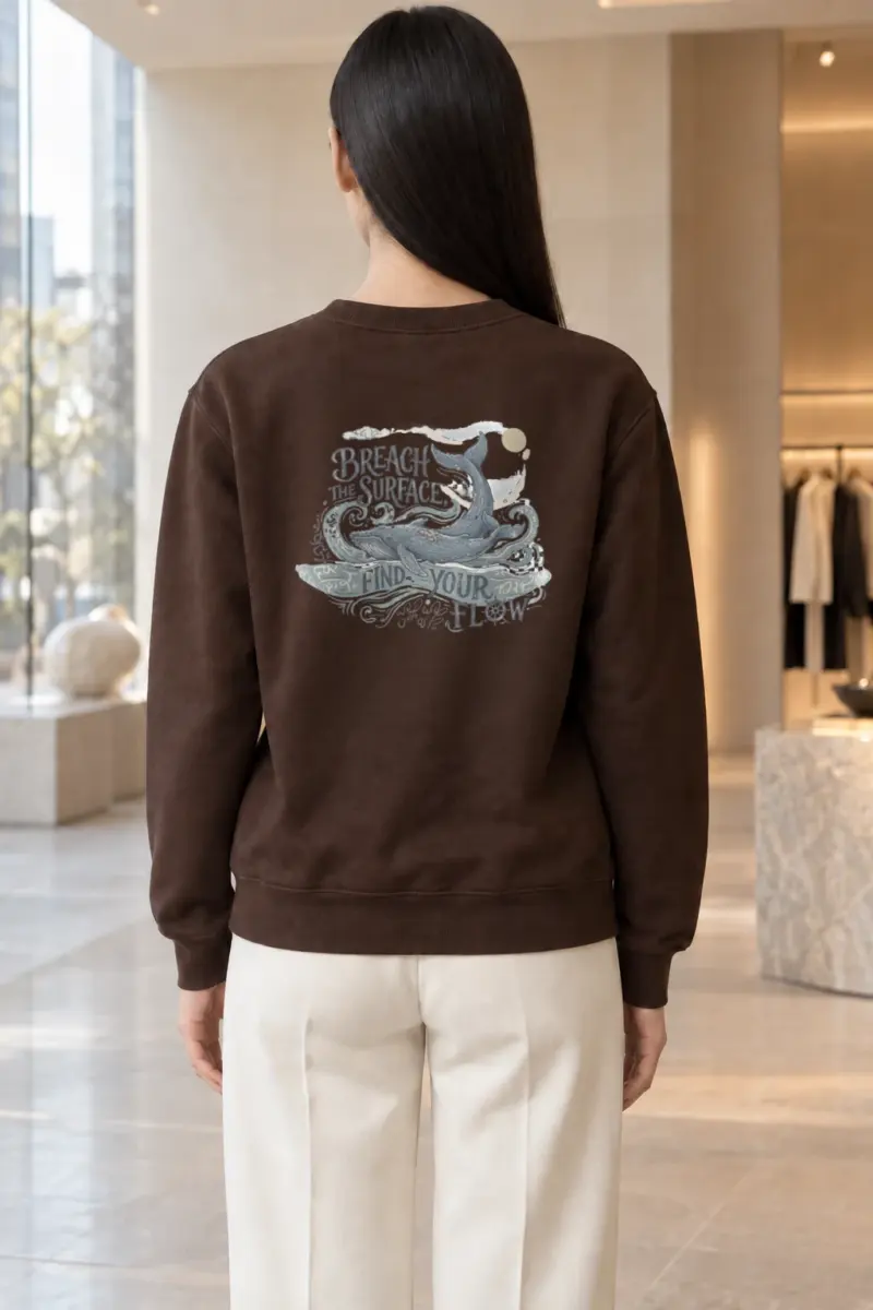 "Breach The Surface" Heavy Blend Unisex Crewneck Sweatshirt | Gildan 18000