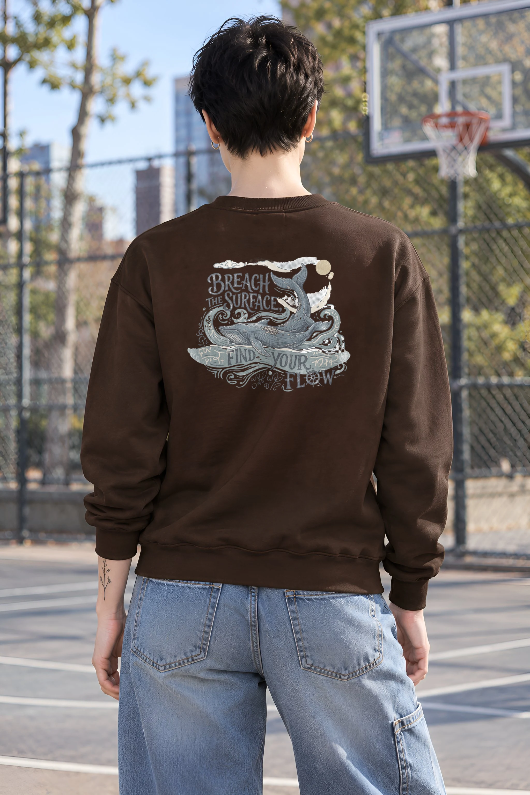 "Breach The Surface" 1 Crewneck Sweatshirt