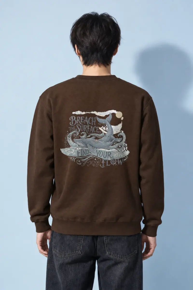 "Breach The Surface" Heavy Blend Unisex Crewneck Sweatshirt