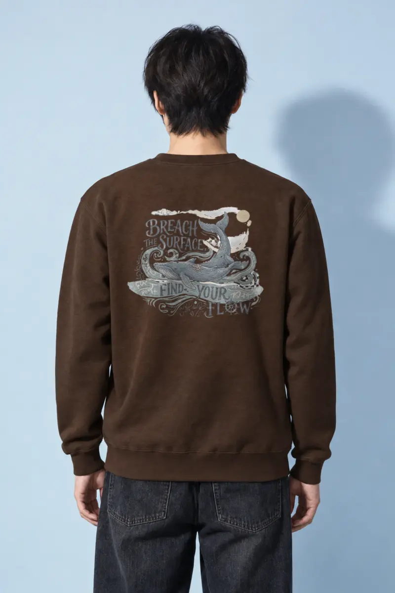 "Breach The Surface" Heavy Blend Unisex Crewneck Sweatshirt