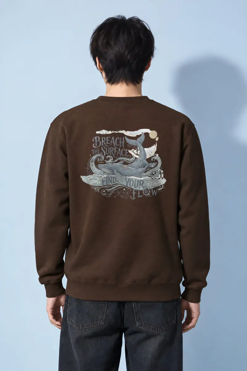 "Breach The Surface" Heavy Blend Unisex Crewneck Sweatshirt