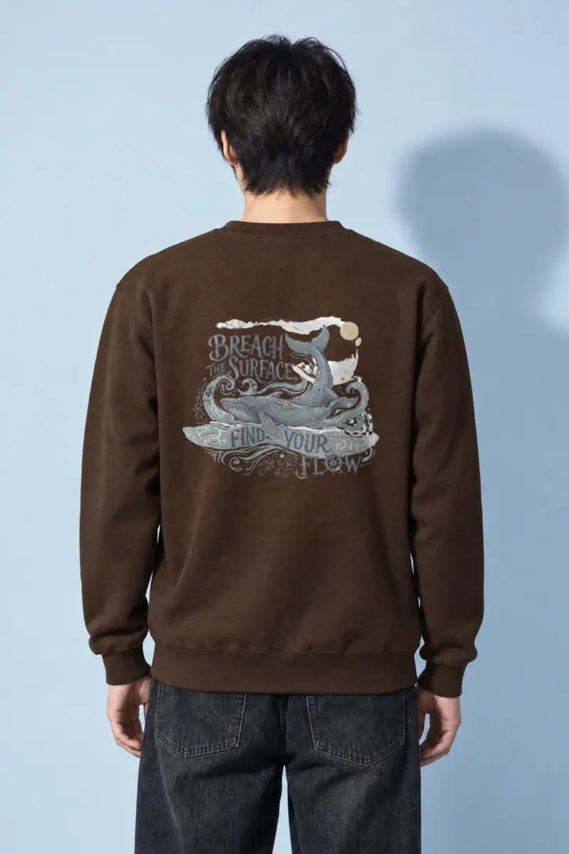 "Breach The Surface" Heavy Blend Unisex Crewneck Sweatshirt