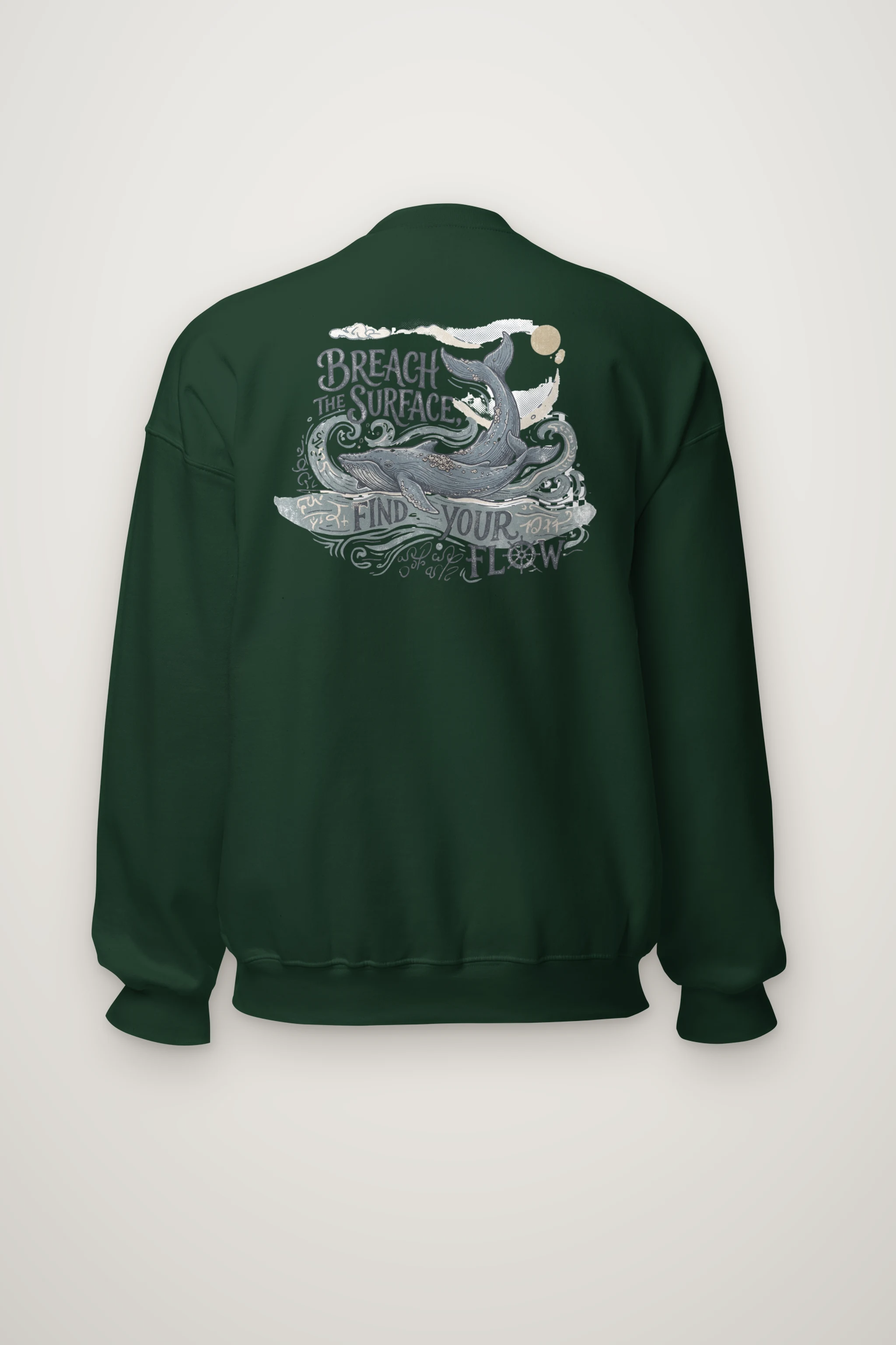 "Breach The Surface" Heavy Blend Unisex Crewneck Sweatshirt