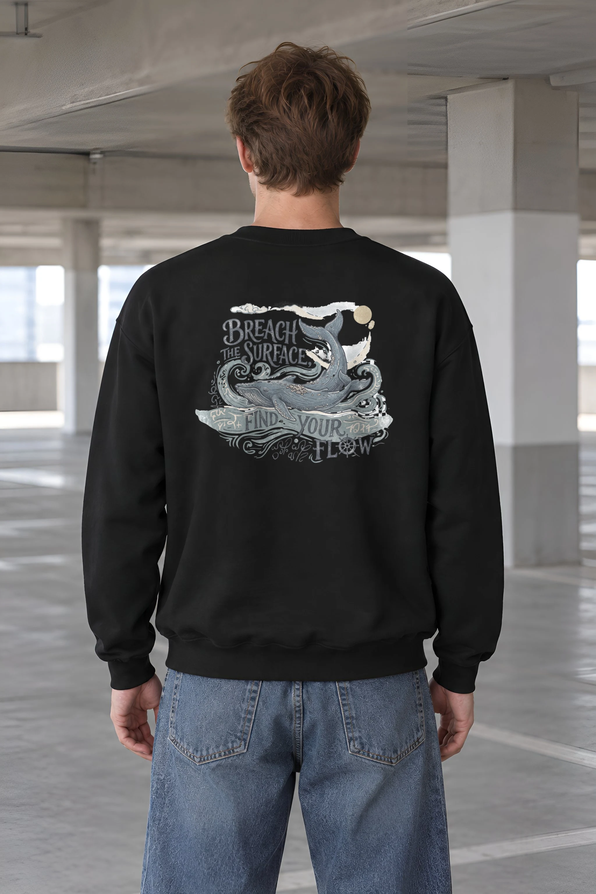 "Breach The Surface" 1 Crewneck Sweatshirt