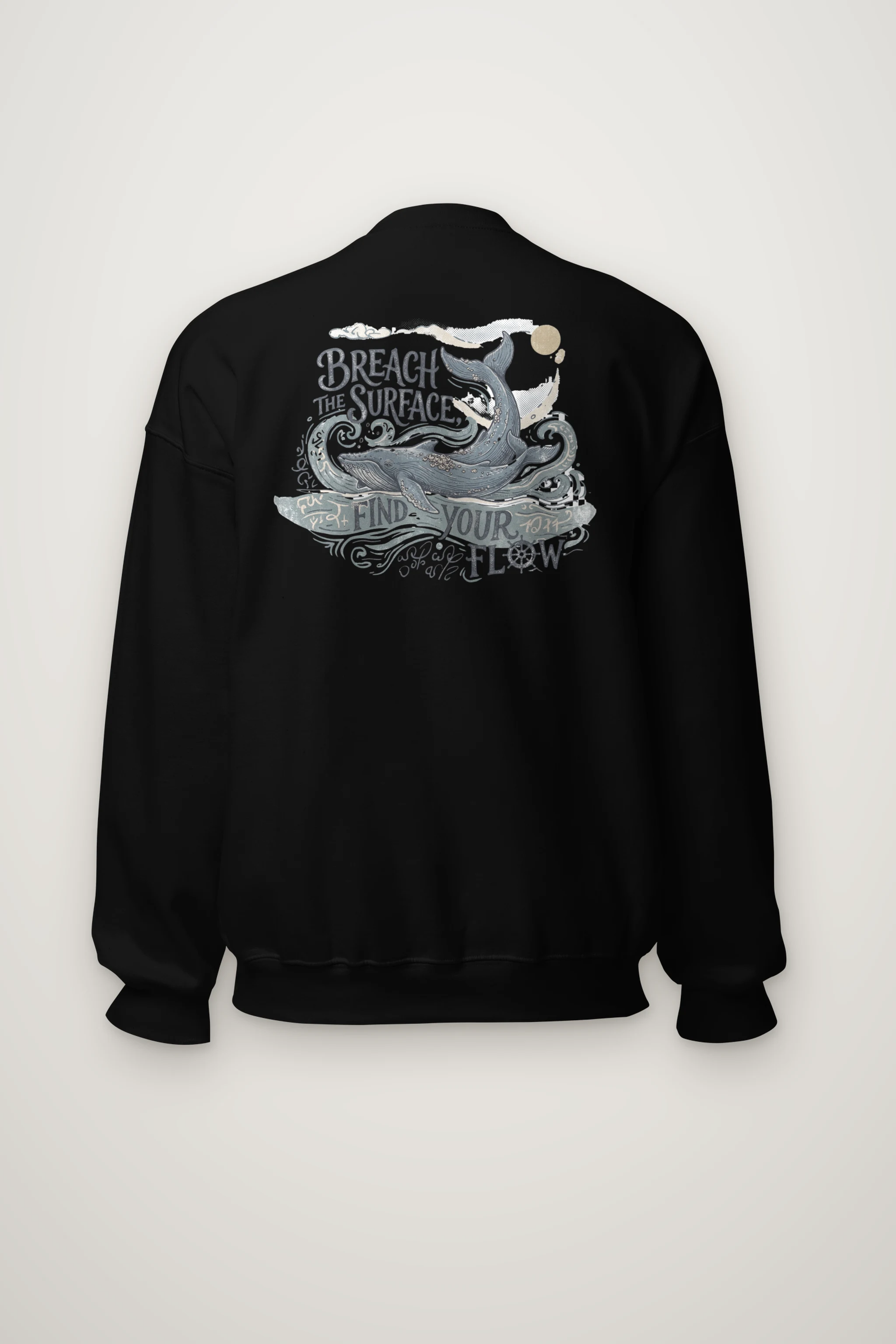 "Breach The Surface" Heavy Blend Unisex Crewneck Sweatshirt