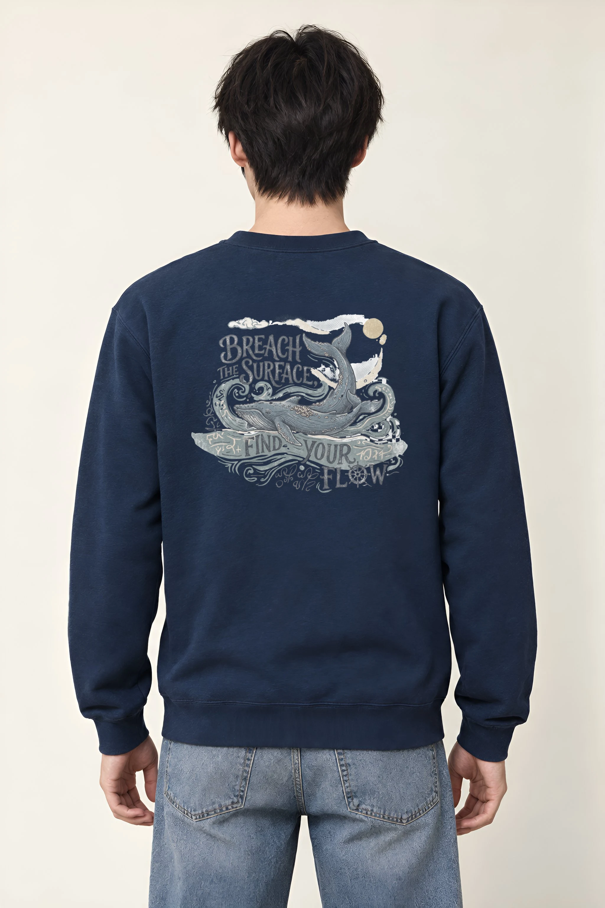"Breach The Surface" 1 Crewneck Sweatshirt
