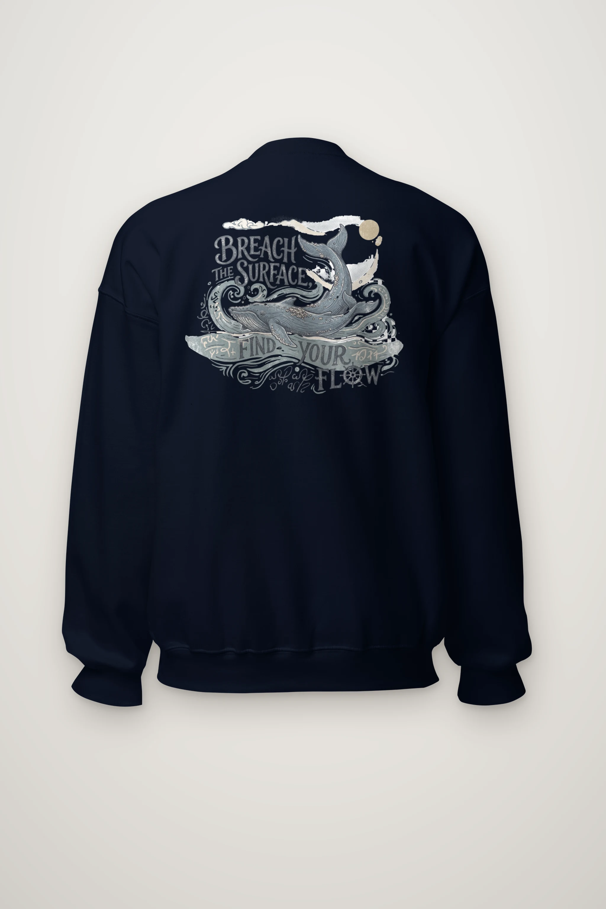 "Breach The Surface" Heavy Blend Unisex Crewneck Sweatshirt