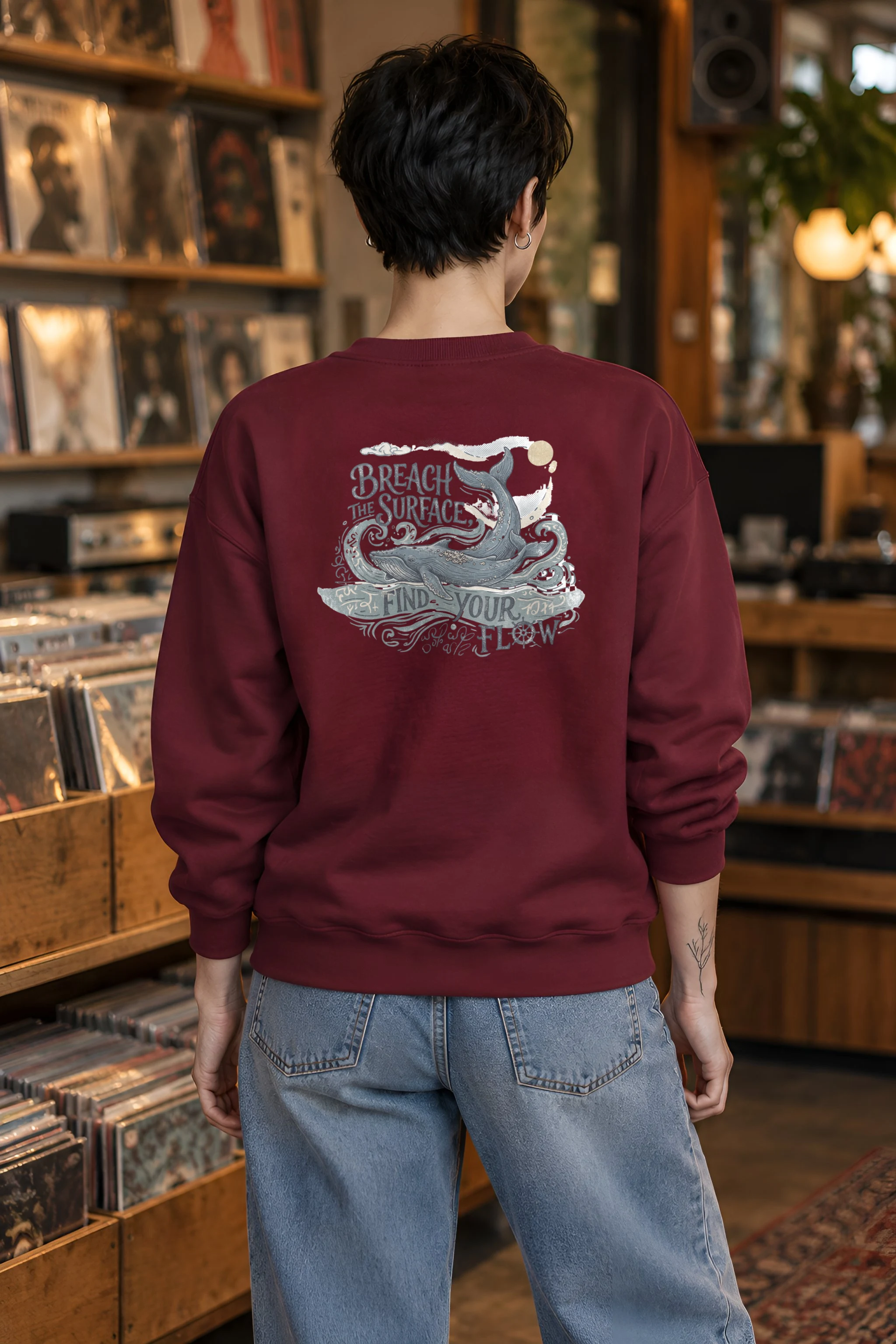 "Breach The Surface" 1 Crewneck Sweatshirt