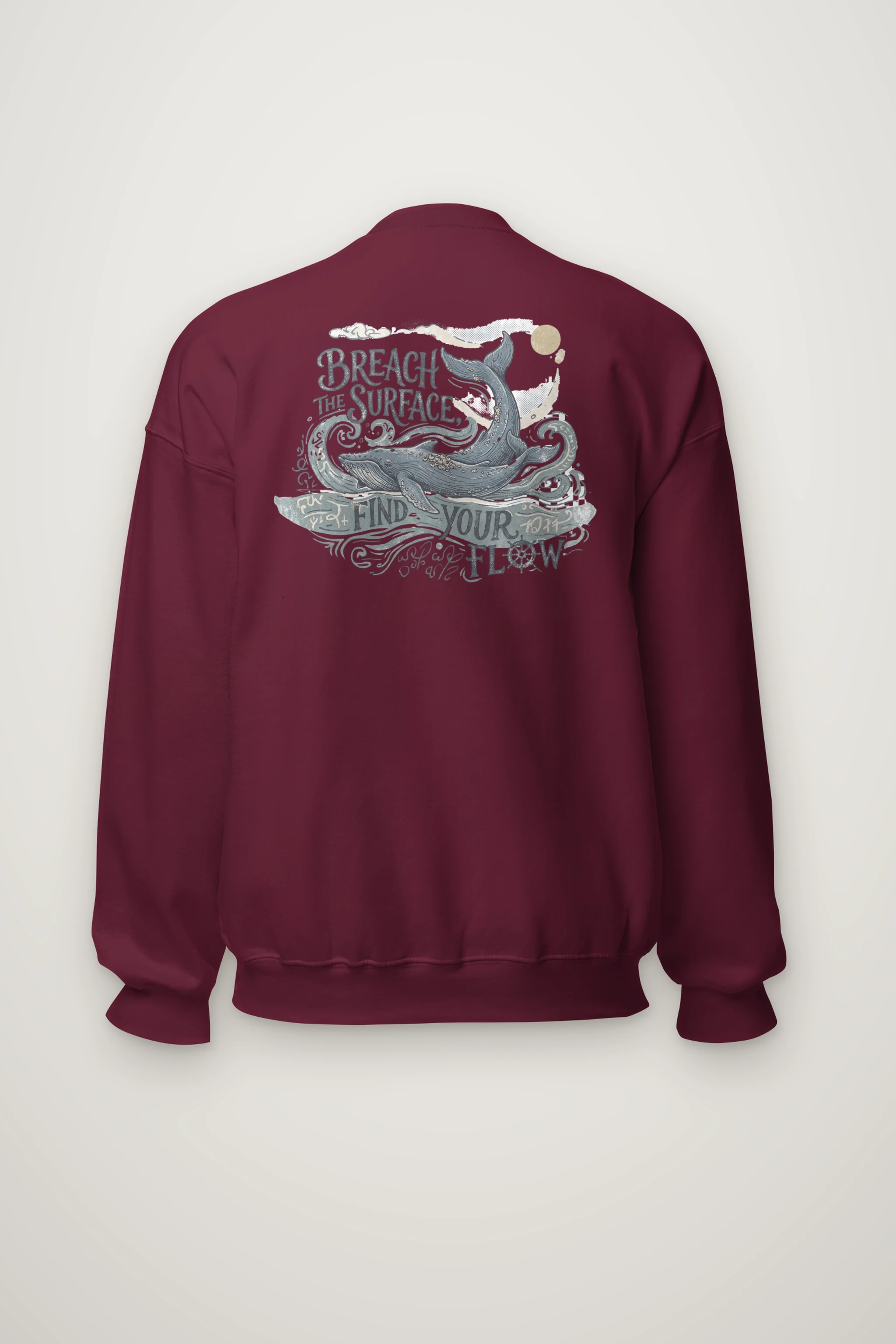 "Breach The Surface" Heavy Blend Unisex Crewneck Sweatshirt