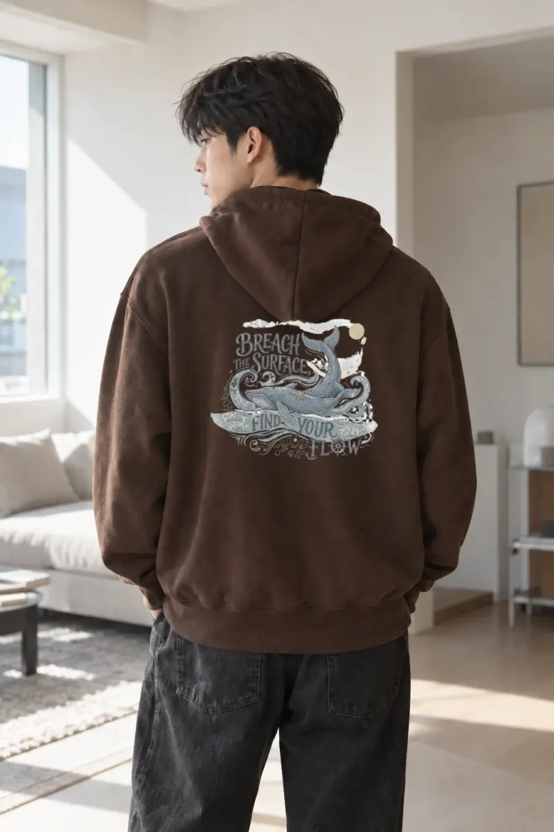 "Breach The Surface" Heavy Blend Unisex Pullover Hoodie | Gildan 18500