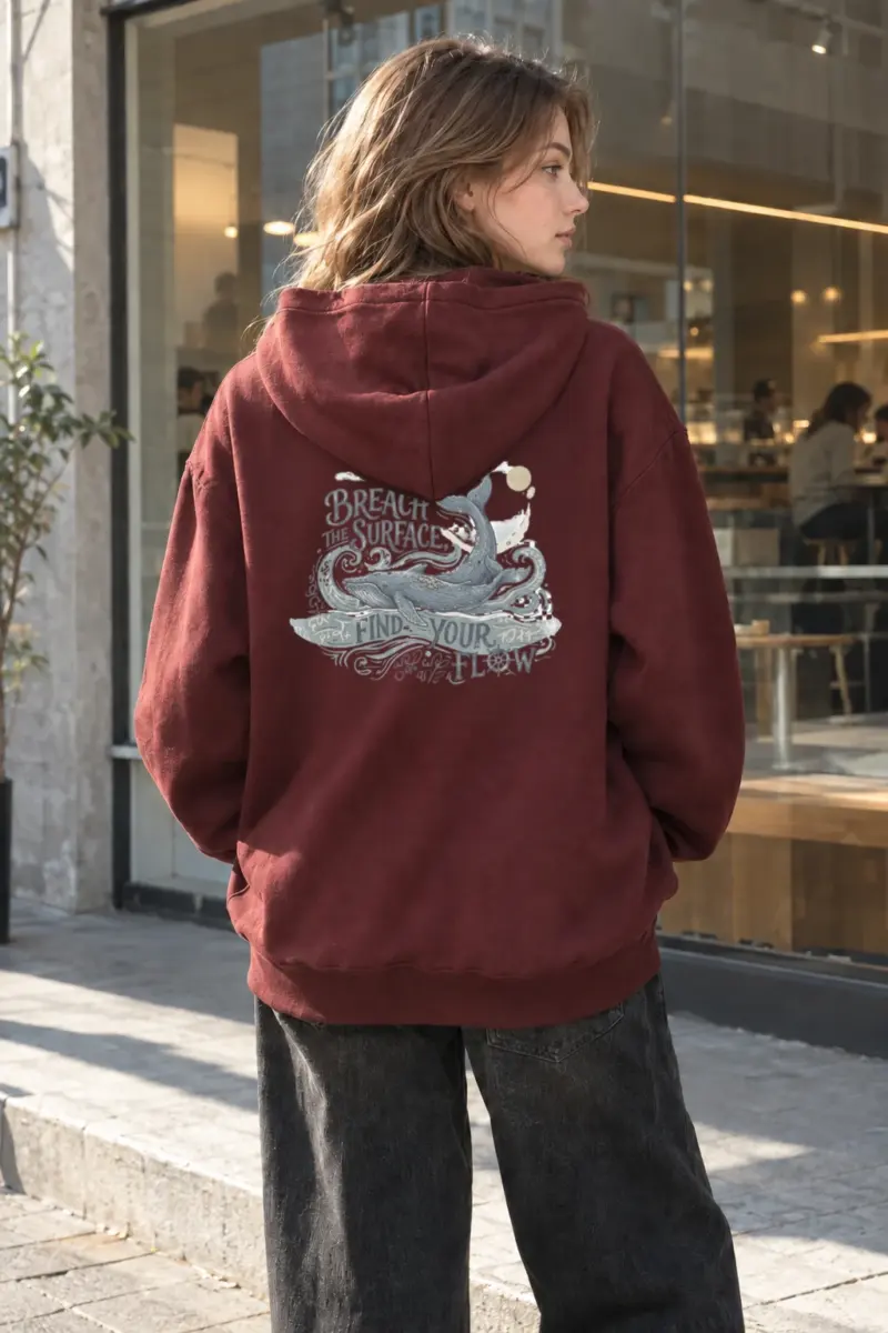 "Breach The Surface" Heavy Blend Unisex Pullover Hoodie | Gildan 18500
