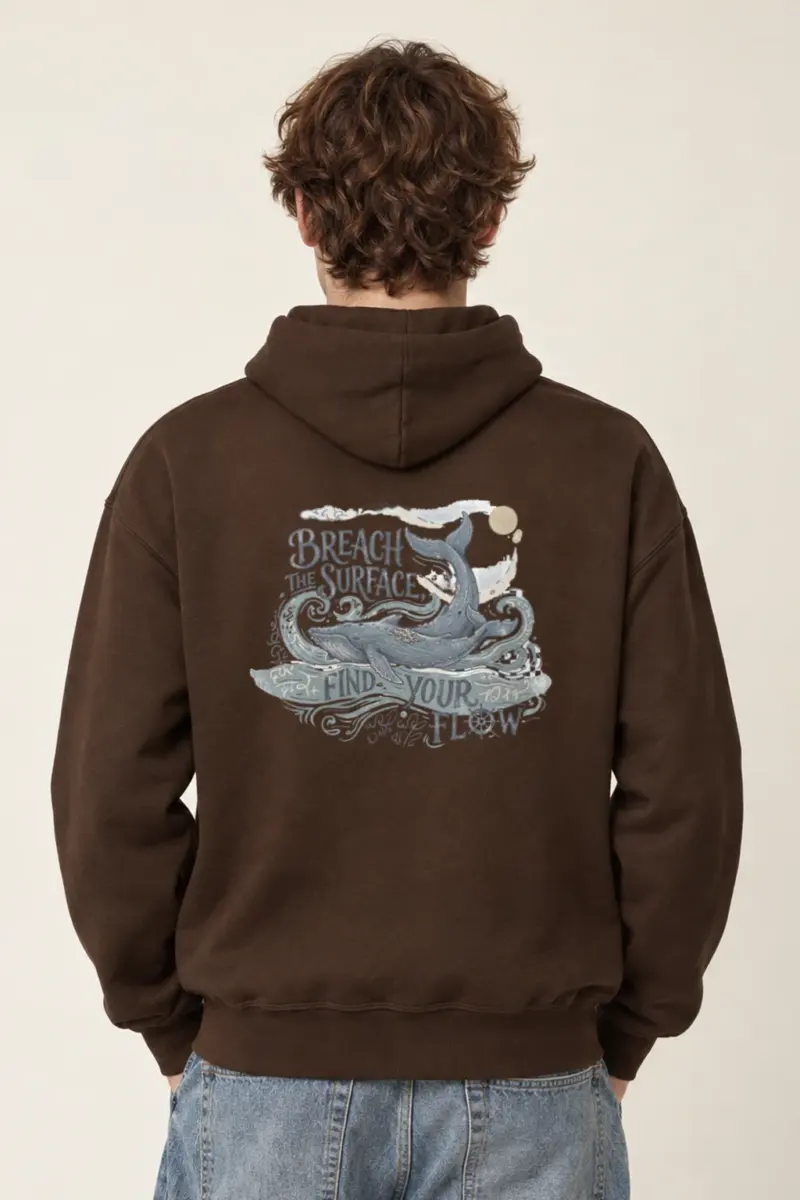 "Breach The Surface" Heavy Blend Unisex Pullover Hoodie