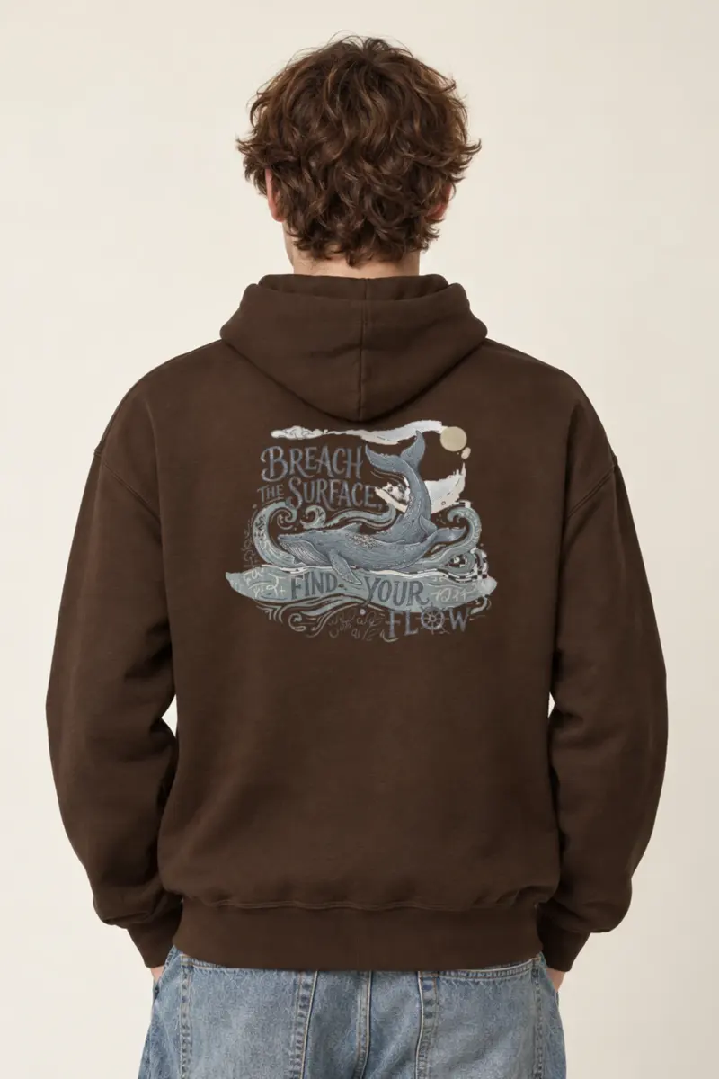 "Breach The Surface" Heavy Blend Unisex Pullover Hoodie