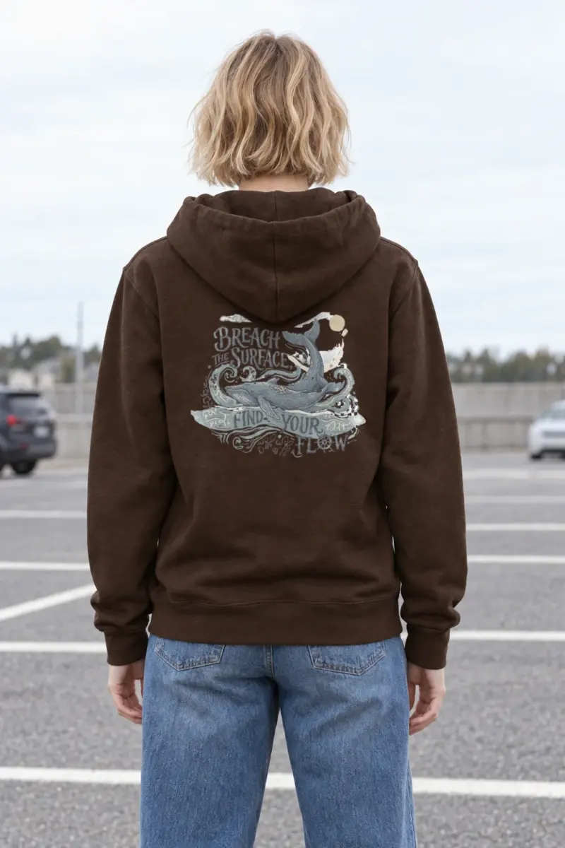 "Breach The Surface" Heavy Blend Unisex Pullover Hoodie