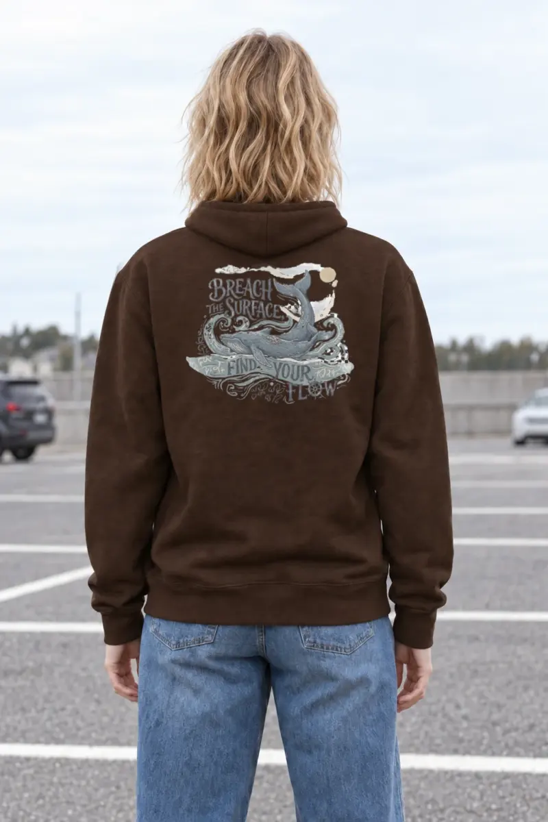 "Breach The Surface" Heavy Blend Unisex Pullover Hoodie