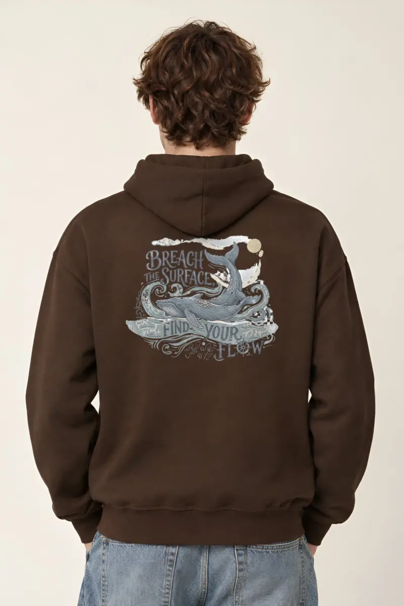 "Breach The Surface" Heavy Blend Unisex Pullover Hoodie